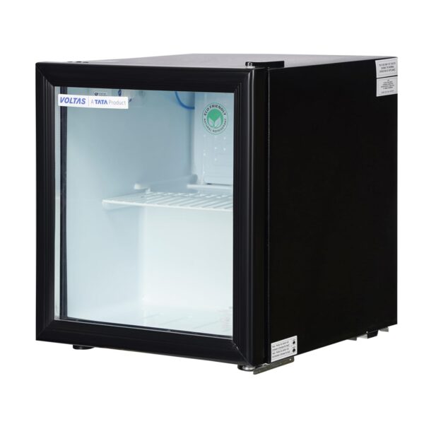 Voltas 50 Litres, Counter Top Glass Door Mini Bar/Visi Cooler, With Antibacterial Gasket (VC GT 50, Black) - Image 6