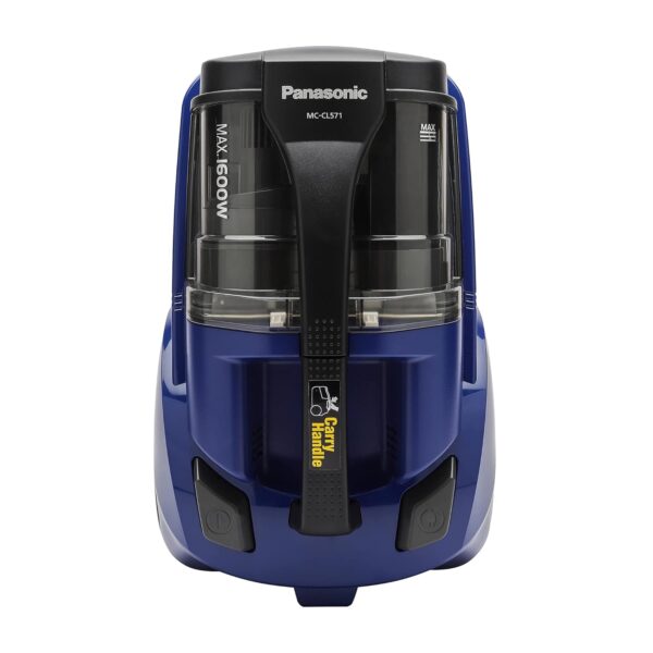 Panasonic 1600W Bagless Vacuum Cleaner With Hepa Filter,Crevice Nozzle(Mc-Cl571A145, Blue), Medium, 1.2 Liter, 1 Count - Image 5