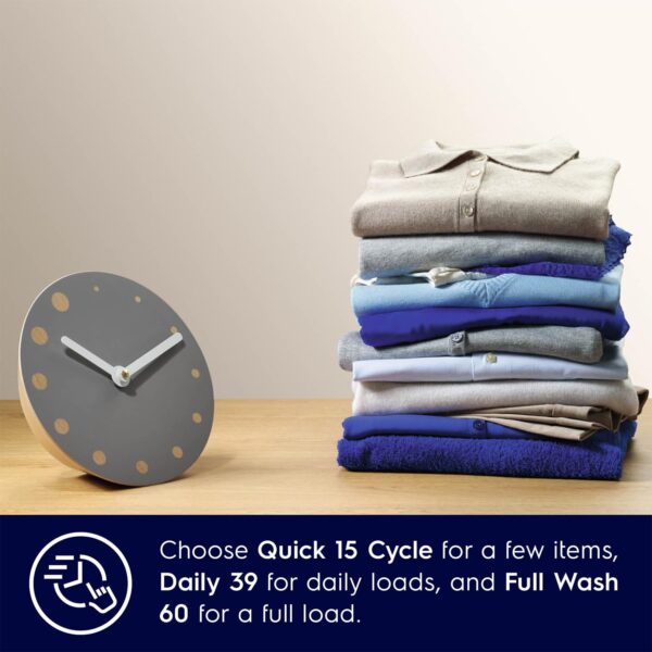 Electrolux 9kg 5 Star Fully Automatic Front Load Washing Machine with UltraMix, Full Load Vapour Wash for Sustainable Clothing, Hygienic Care, EcoInverter, Dark Silver, UltimateCare 500, EWF9024R5SB - Image 2