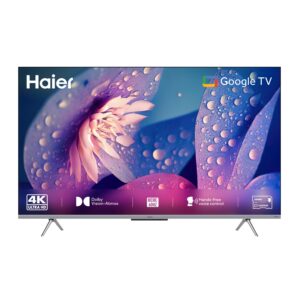 Haier 127 cm (50 inches) UHD -Smart Google TV with Hands Free Voice Control 50P7GT (Grey)