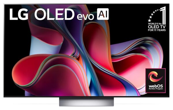 LG 139 cm (55 inches) 4K Ultra HD Smart OLED TV 55G3PSA (Black)