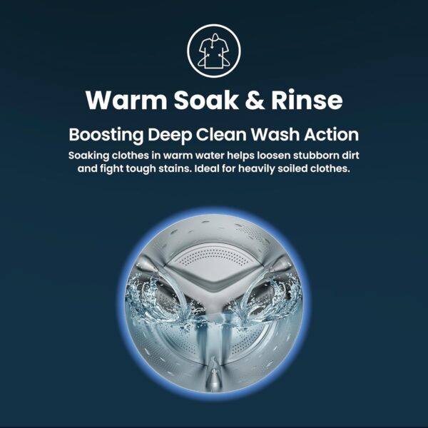 IFB 8 Kg 5 Star Powered by AI with 9 Swirl Wash, WiFi, Fully Automatic Front Load Washing Machine (Senator GXN 8012, Steam Refresh Program with Eco Inverter, Grey) - Image 3