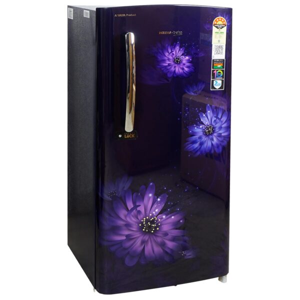 Voltas Beko 185 L, 5 Star, Single Door DC Refrigerator (Dahlia Blue) (RDC220A/W0DBETMH000GD) - Image 4