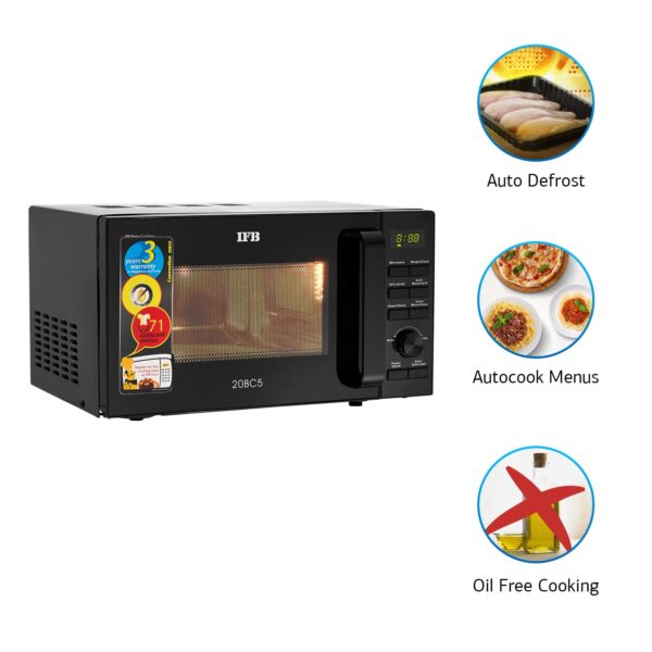 IFB 20 L Convection Microwave Oven (20BC5, Black) - Image 4