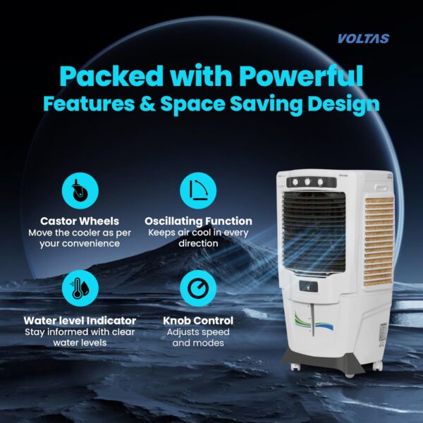 Voltas Victor Air Cooler - 55L - Image 4