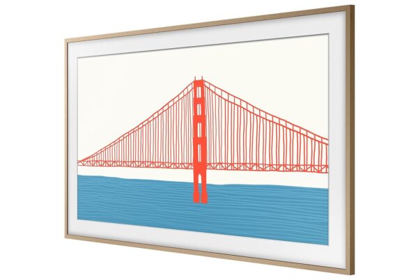 SAMSUNG 75-inch The Frame Customizable Bezel, Modern Teak (VG-SCFA75TKBXL, 2021 Model), 1 Box - Image 5