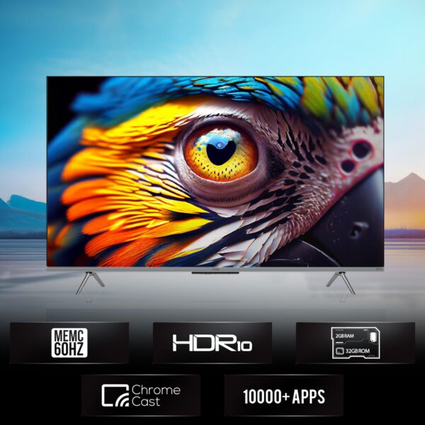 Haier 127 cm (50 inches) UHD -Smart Google TV with Hands Free Voice Control 50P7GT (Grey) - Image 4