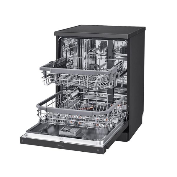 LG 14 Place Setting Free Standing Dish Washer with TrueSteam, QuadWash, EasyRack Plus, Wi-Fi Enabled (DFB424FM, Matte Black, Inverter Direct Drive Motor) - Image 14