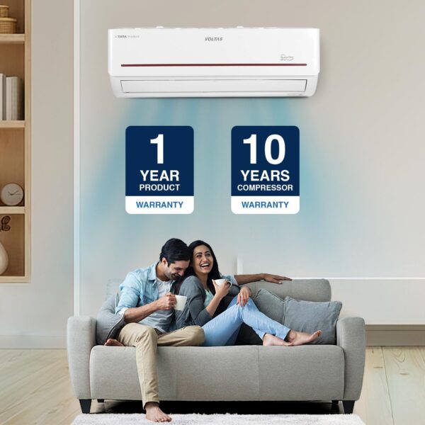 Voltas 1.5 Ton 3 Star Adjustable Inverter Split AC(Copper, 183V Vectra Prism, 4-in-1 Adjustable Mode, White) - Image 6