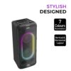Panasonic SC-TMAX45 High Power Double Woofer Bluetooth Party Speaker System with USB, AUX and Optical Input, Mic & Guitar Jack (Black) - Image 4