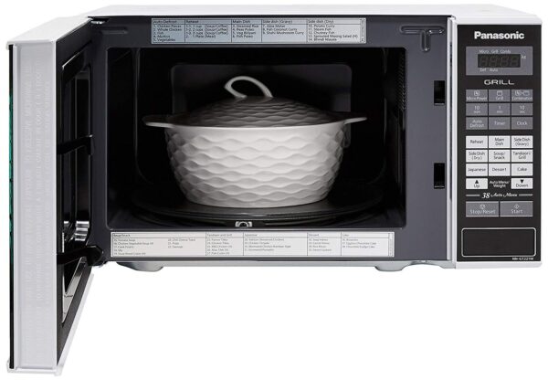 Panasonic 20L Grill Microwave Oven(NN-GT221WFDG,White, 38 Auto Cook Menus ) - Image 4