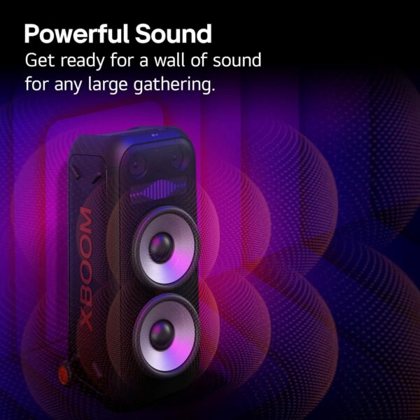LG XL9T XBOOM Portable Bluetooth Party Speaker with Pixel LED Lighting - Image 9