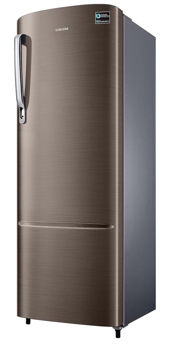 Samsung 246L 3 Star Inverter Direct-Cool Single Door Refrigerator Appliance (RR26C3733DX/HL,Luxe Brown) - Image 5