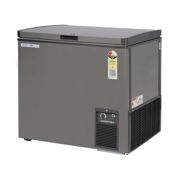 VOLTAS 205 L Single Door White and Grey Hard Top Deep Freezer, CVF205 SA2-P-PL - Image 6