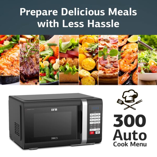 IFB 28 L Convection Microwave Oven (28BC5, Black) - Image 4