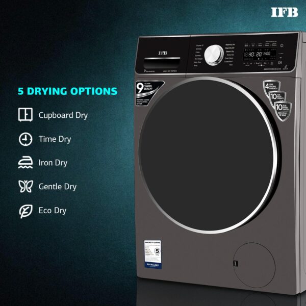 IFB Laundrimagic 3-in-1 8.5 Kg/6.5 Kg/2.5 Kg Inverter Washer Dryer Refresh (Executive ZXM, Mocha) - Image 3