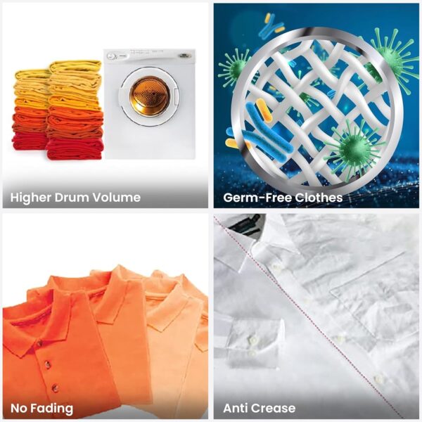 IFB 5.5 kg Fully-automatic Dryer (TURBO DRY EX, Silver, Wall Mountable,Anti crease) - Image 3