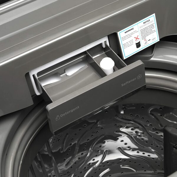Voltas Beko 7.0 kg 5 Star Fully-Automatic Top Loading Washing Machine (WTL70UPGB, Gray) 2020 - Image 8