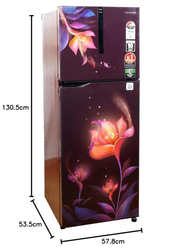 Panasonic NR-TH272CDRN 260 LTR, 3 STAR, Harnel Wine, NR-TH272CDRN - Image 3