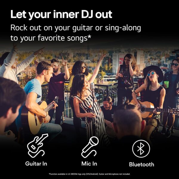 LG XL9T XBOOM Portable Bluetooth Party Speaker with Pixel LED Lighting - Image 4