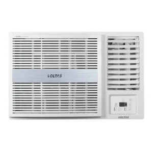 Voltas 125V Vertis Pearl 1 Ton 5 Star Inverter Window AC – Copper Coil, 2-in-1 Adjustable Mode, R32 Refrigerant