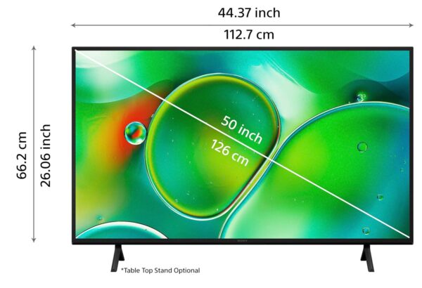 Sony BRAVIA 2 Series 126 cm (50 inches) 4K Ultra HD Smart LED Google TV K-50S25 (Black) - Image 4