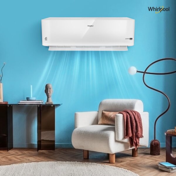 Whirlpool 2.0 Ton 3 Star, Supremecool Inverter Split AC (SUPREMECOOL 20T 3S INV EXP S5N3PB0, Copper, Convertible 4-in-1 Cooling Mode, HD Filter White) - Image 5