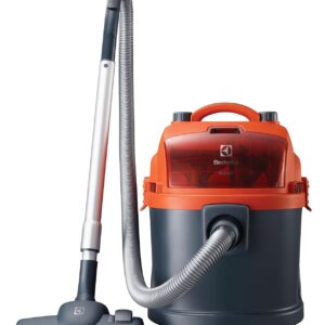Electrolux Flexio Power Wet & Dry Vacuum Cleaner for Home, 1600 W, High Suction Bagged Vacuum Cleaner, 16A Plug, Micro Filter System, Crevice & Upholstery Nozzle, 15L Tank Capacity, Copper, Z931