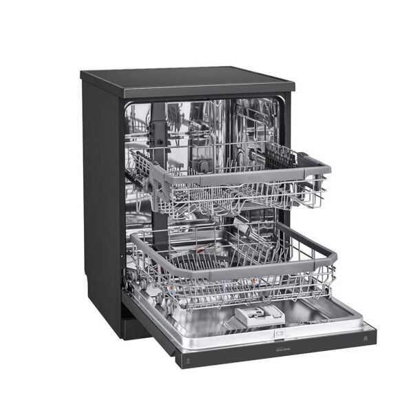 LG 14 Place Setting Free Standing Dish Washer with TrueSteam, QuadWash, EasyRack Plus, Wi-Fi Enabled (DFB424FM, Matte Black, Inverter Direct Drive Motor) - Image 10