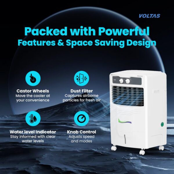 Voltas ALFA 28 Personal Air Cooler - 28L - Image 5