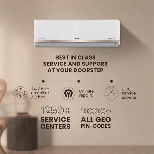 IFB 2025 Model Silver Star Series 2 Ton 3 Star Split AC with HD Compressor, AI, Dual Gold Fin, Nano Tek Coating & 8-in-1 Flexi Mode – White (CI223SS32RGN1, Copper Condenser) - Image 9