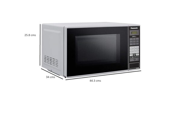 Panasonic 20L Grill Microwave Oven(NN-GT221WFDG,White, 38 Auto Cook Menus ) - Image 3