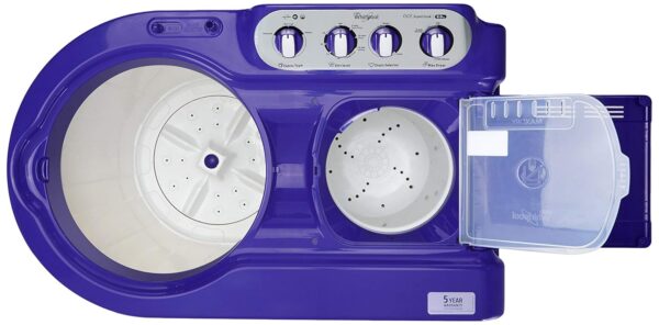 Whirlpool 8 kg 5 Star Semi-Automatic Top Loading Washing Machine (ACE SUPER SOAK 8.0, Coral Purple, Supersoak Technology) - Image 7