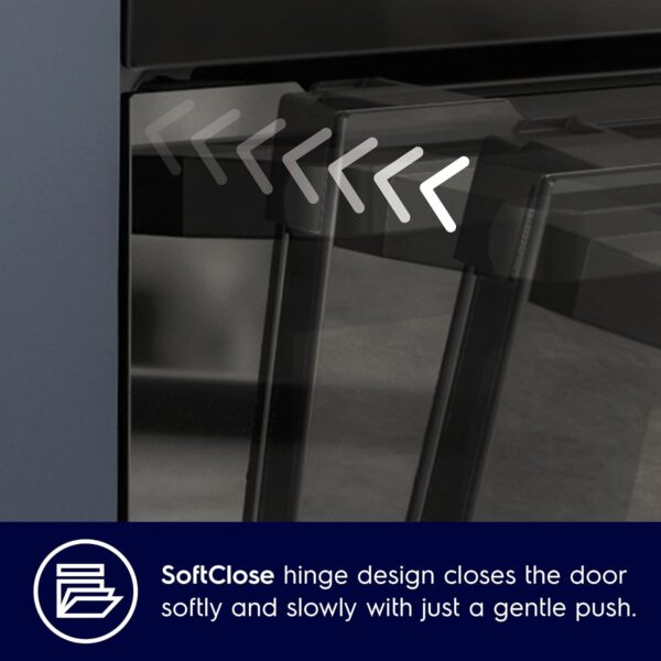 Electrolux 72L 60cm Built-In Oven with 19 Functions, UltimateTaste 700, Glass, Black, KOCBP21XA - Image 6