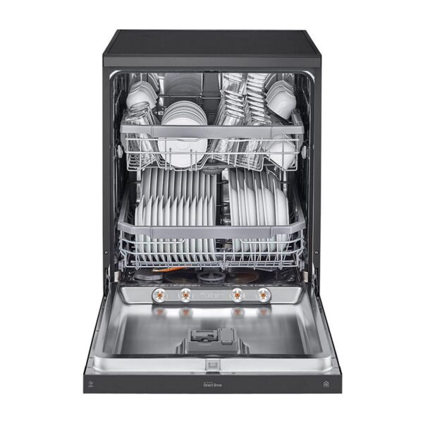 LG 14 Place Setting Free Standing Dish Washer with TrueSteam, QuadWash, EasyRack Plus, Wi-Fi Enabled (DFB424FM, Matte Black, Inverter Direct Drive Motor) - Image 16