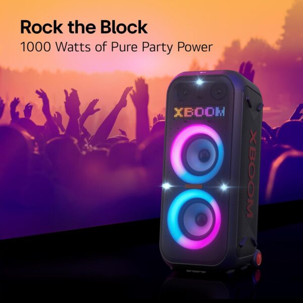 LG XL9T XBOOM Portable Bluetooth Party Speaker with Pixel LED Lighting - Image 10