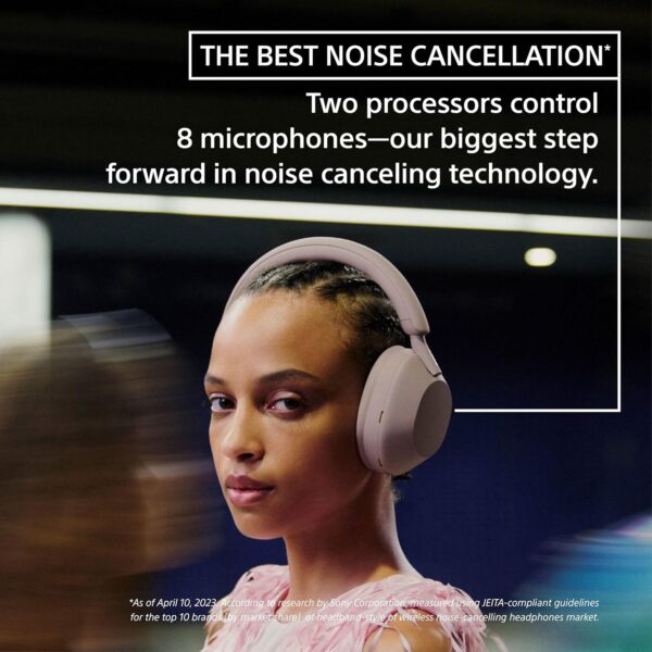 Sony WH-CH520 Wireless Bluetooth Headphones with Mic, Up to 50Hrs Battery, Quick Charge, DSEE Upscale, Multipoint Connectivity, Voice Assistant, Customized EQ-Black - Image 10