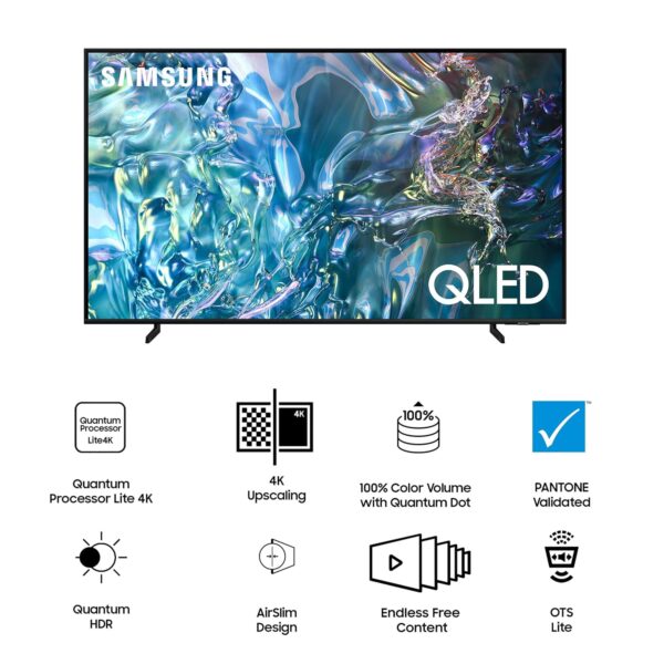Samsung 163 cm (65 inches) 4K Ultra HD Smart QLED TV QA65Q60DAULXL (Black) - Image 7