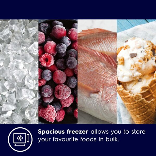 Electrolux 529L Frost Free Inverter Double Door Refrigerator, Bottom Freezer, TasteLockAuto & TasteGuard Technology, Stainless Steel, UltimateTaste 500, EBE5302C-S - Image 8