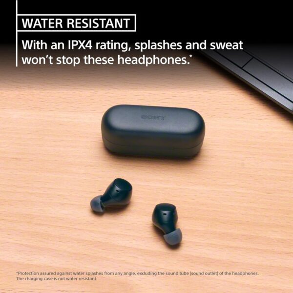 Sony WF-C510 Wireless Bluetooth Earbuds with Mic, TWS, in Ear, Ambient Sound Mode, Small and Comfortable, IPX4, Quick Charge, Multipoint Connectivity, Customized EQ, Up to 22 Hours Battery- Black - Image 7