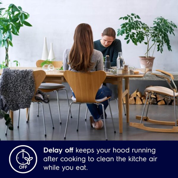 Electrolux 90cm Slope Chimney for up to 440 sqft Kitchen, Filter-Free, PowerBoost, UltimateTaste 500, Stainless Steel, ECS9610K - Image 8