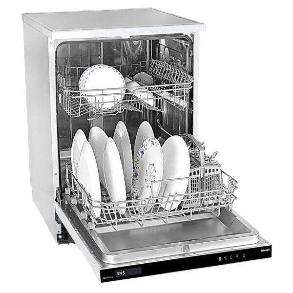 FABER 14 Place Settings Built-in Dishwasher with Salt & Rinse Aid Indicators (FBID 8PR 14S,Stainless Steel)
