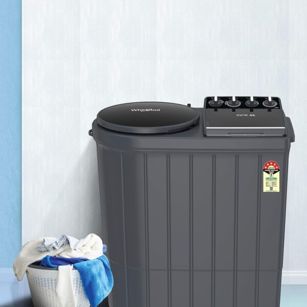 Whirlpool 9 Kg 5 Star Ace XL Semi-Automatic Top Loading Washing Machine (ACE XL 9, Graphite Grey, 3D Scrub Technology) - Image 9
