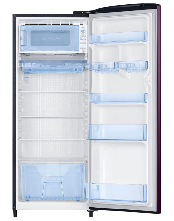 Samsung 223L 3 Star Inverter Direct-Cool Single Door Refrigerator Appliance (RR24C2723CR/NL,Camellia Purple) - Image 6