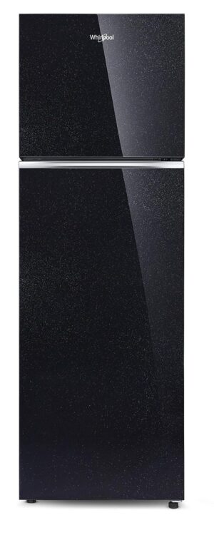 Whirlpool 265 L 2 Star Frost-Free Double Door Refrigerator (NEOFRESH GD PRM 278 2S, Crystal Black, Glass Door)