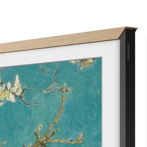 SAMSUNG 75-inch The Frame Customizable Bezel, Modern Teak (VG-SCFA75TKBXL, 2021 Model), 1 Box