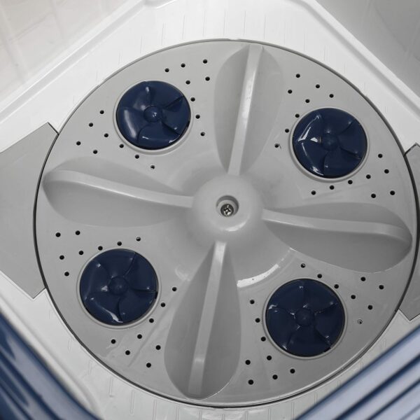 Voltas Beko 7 kg Semi-Automatic Top Loading Washing Machine Appliance, Double Waterfall (WTT70DBLT, Sky Blue) - Image 8