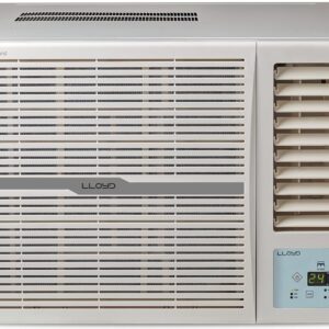 Lloyd 1.0 Ton 3 Star Fixed Speed Window AC (Copper, 2023 Model, White with Silver Deco Strip, GLW12C3XWSEW)