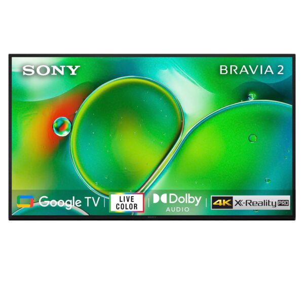 Sony BRAVIA 2 Series 126 cm (50 inches) 4K Ultra HD Smart LED Google TV K-50S25 (Black)