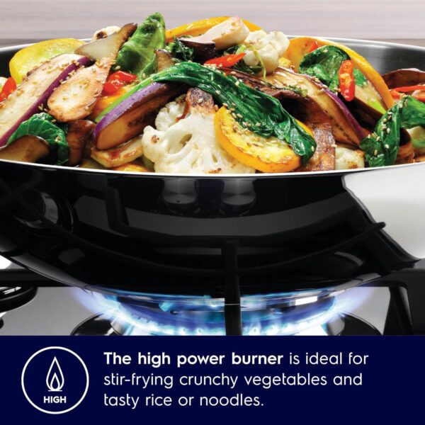 Electrolux 3 Burner Auto Ignition Glass Top 60cm Built-in Gas Hob, UltimateTaste 300, Black, EHG6330BC - Image 8